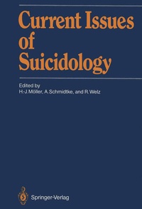 Enlarge image Cover: Current Issues of Suicidology - Springer