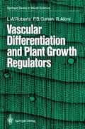 Cover: Vascular Differentiation and Plant Growth Regulators - Springer