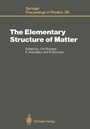 Cover: The Elementary Structure of Matter - Springer