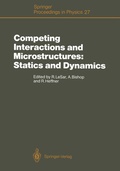 Cover: Competing Interactions and Microstructures: Statics and Dynamics - Springer