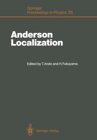 Enlarge image Cover: Anderson Localization - Springer