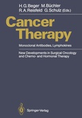 Cover: Cancer Therapy - Springer