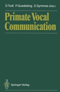 Cover: Primate Vocal Communication - Springer