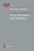 Cover: Person Perception and Attribution - Springer