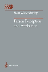 Enlarge image Cover: Person Perception and Attribution - Springer