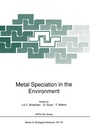 Cover: Metal Speciation in the Environment - Springer