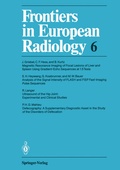 Cover: Frontiers in European Radiology - Springer