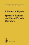 Cover: Spectra of Random and Almost-Periodic Operators - Springer