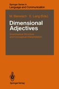 Cover: Dimensional Adjectives - Springer