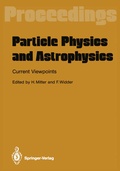 Cover: Particle Physics and Astrophysics. Current Viewpoints - Springer