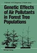 Cover: Genetic Effects of Air Pollutants in Forest Tree Populations - Springer