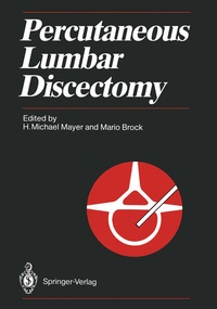 Enlarge image Cover: Percutaneous Lumbar Discectomy - Springer