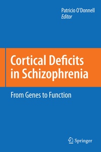 Abbildung von: Cortical Deficits in Schizophrenia - Springer