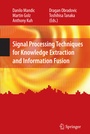 Cover: Signal Processing Techniques for Knowledge Extraction and Information Fusion - Springer