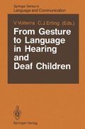 Cover: From Gesture to Language in Hearing and Deaf Children - Springer