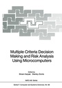 Cover: Multiple Criteria Decision Making and Risk Analysis Using Microcomputers - Springer