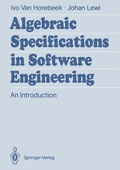 Cover: Algebraic Specifications in Software Engineering - Springer