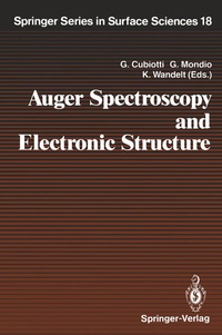 Enlarge image Cover: Auger Spectroscopy and Electronic Structure - Springer