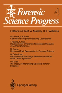 Enlarge image Cover: Forensic Science Progress - Springer