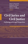 Cover: Civil Juries and Civil Justice - Springer