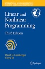 Cover: Linear and Nonlinear Programming - Springer