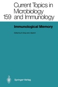 Cover: Immunological Memory - Springer