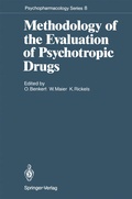 Cover: Methodology of the Evaluation of Psychotropic Drugs - Springer
