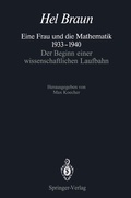 Cover: Eine Frau und die Mathematik 1933-1940 - Springer