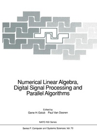 Enlarge image Cover: Numerical Linear Algebra, Digital Signal Processing and Parallel Algorithms - Springer