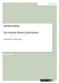 Cover: Die Schoene Kunst Dazwischen - Grin Verlag