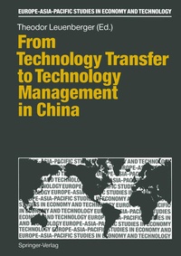Enlarge image Cover: From Technology Transfer to Technology Management in China - Springer
