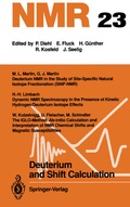 Cover: Deuterium and Shift Calculation - Springer
