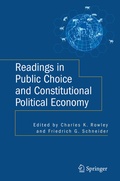 Cover: Readings in Public Choice and Constitutional Political Economy - Springer