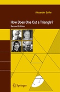 Cover: How Does One Cut a Triangle? - Springer