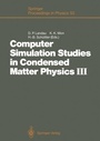 Cover: Computer Simulation Studies in Condensed Matter Physics III - Springer