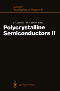 Cover: Polycrystalline Semiconductors II - Springer