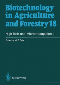 Enlarge image Cover: High-Tech and Micropropagation II - Springer