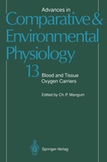 Cover: Blood and Tissue Oxygen Carriers - Springer