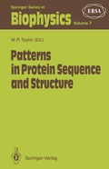 Cover: Patterns in Protein Sequence and Structure - Springer