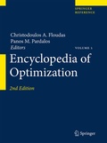 Cover: Encyclopedia of Optimization - Springer