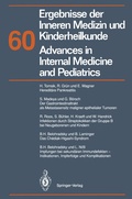 Cover: Ergebnisse der Inneren Medizin und Kinderheilkunde/Advances in Internal Medicine and Pediatrics - Springer