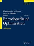 Cover: Encyclopedia of Optimization - Springer