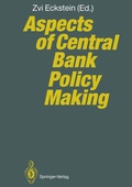 Cover: Aspects of Central Bank Policy Making - Springer