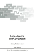Cover: Logic, Algebra, and Computation - Springer