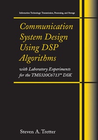 Enlarge image Cover: Communication System Design Using DSP Algorithms - Springer