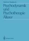 Cover: Psychodynamik und Psychotherapie &Auml;lterer - Springer