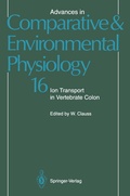 Cover: Ion Transport in Vertebrate Colon - Springer