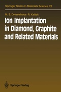 Cover: Ion Implantation in Diamond, Graphite and Related Materials - Springer