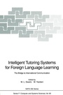 Cover: Intelligent Tutoring Systems for Foreign Language Learning - Springer