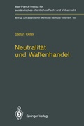 Cover: Neutralit&auml;t und Waffenhandel / Neutrality and Arms Transfers - Springer